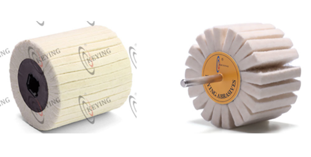 Felt Polishing Wheel With Shank Keying